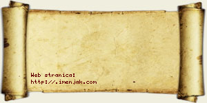 Andrej Kričak vizit kartica